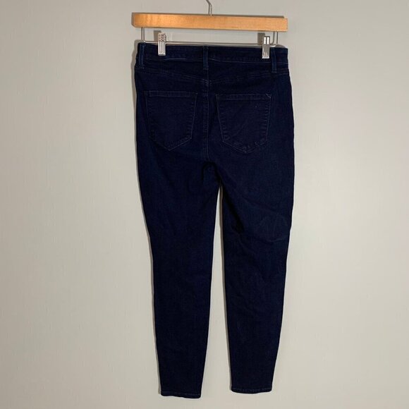 Talbots flawless high-rise jegging ankle dark wash skinny stretch denim jeans - Picture 4 of 10